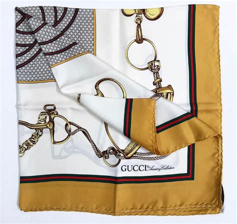 gucci silk saddle scarf|original gucci silk scarf.